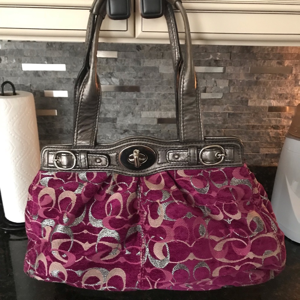 Authentic coach tote